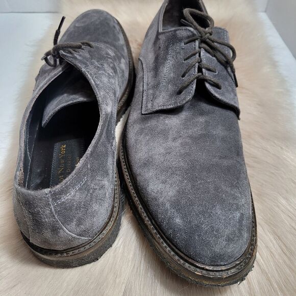 To Boot New York Men’s Adam Derick Grey Suede Oxford Rubber Sole Shoes Size 11 - Picture 6 of 11